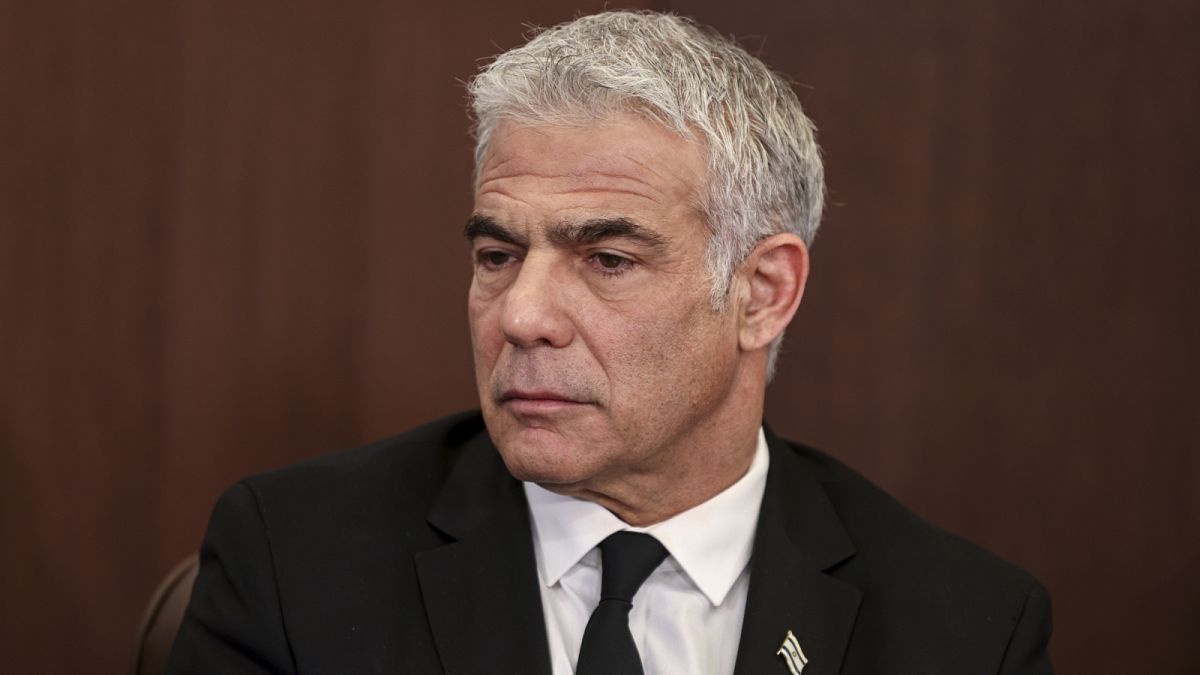 Jaír Lapid izraeli külügyminiszter