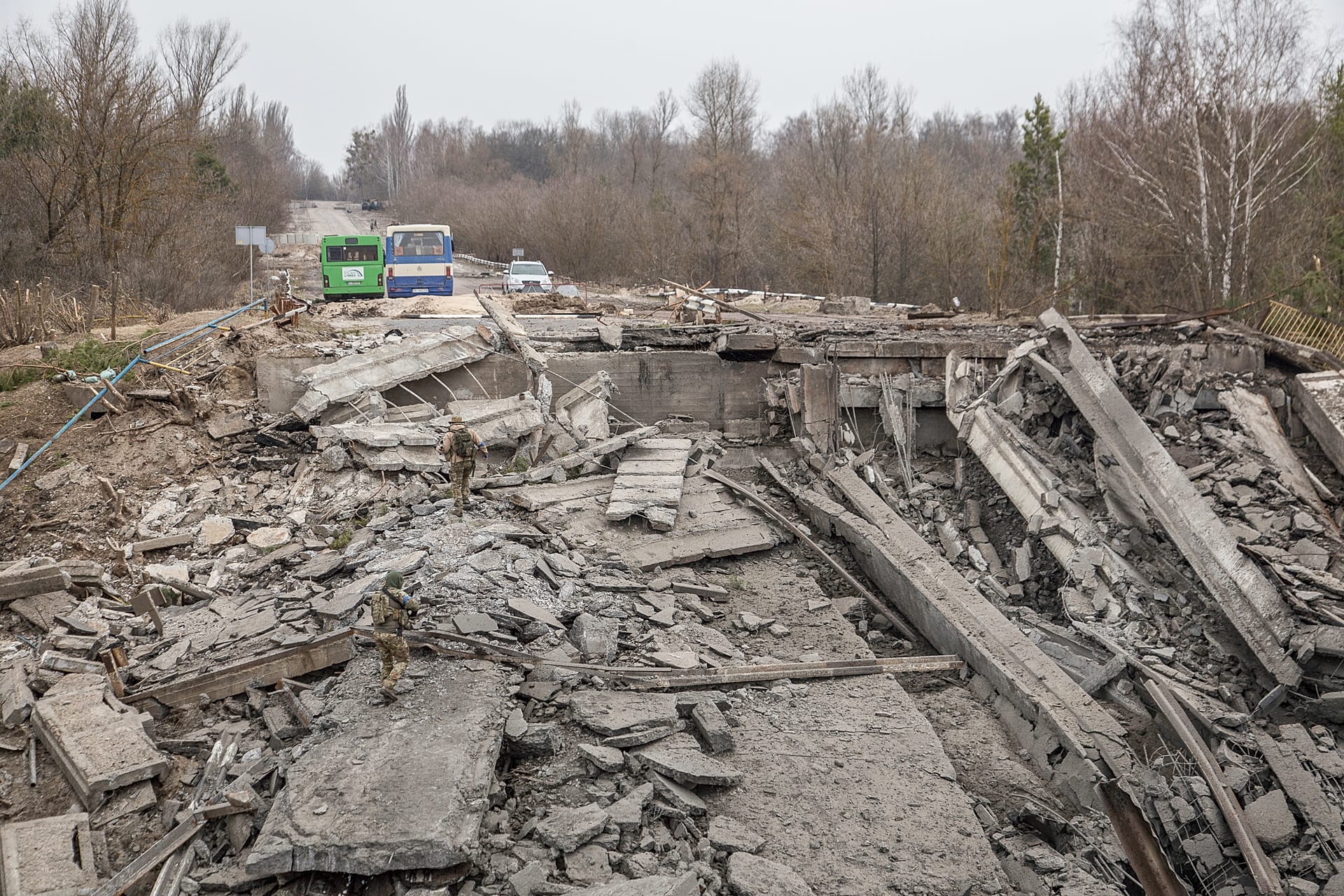 First photographs of Chernobyl exclusion zone after Ukraine regains ...