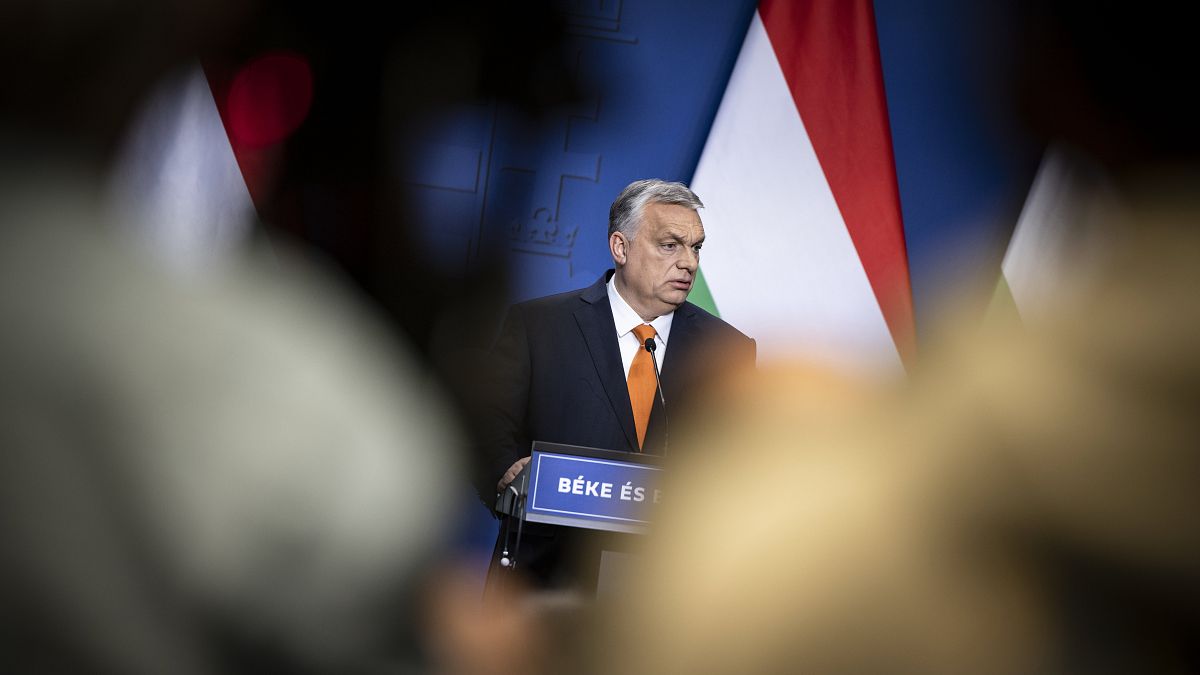 Orbán Viktor a sajtótájékoztatón