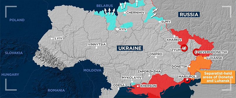 7 апреля: карта военных действий на Украине