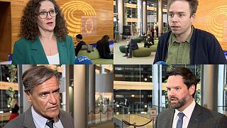 Eurodiputados en Estrasburgo