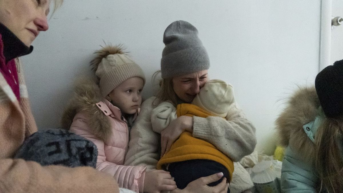 Aufnahme aus einem Krankenhaus in Mariupol vom 11. März 22