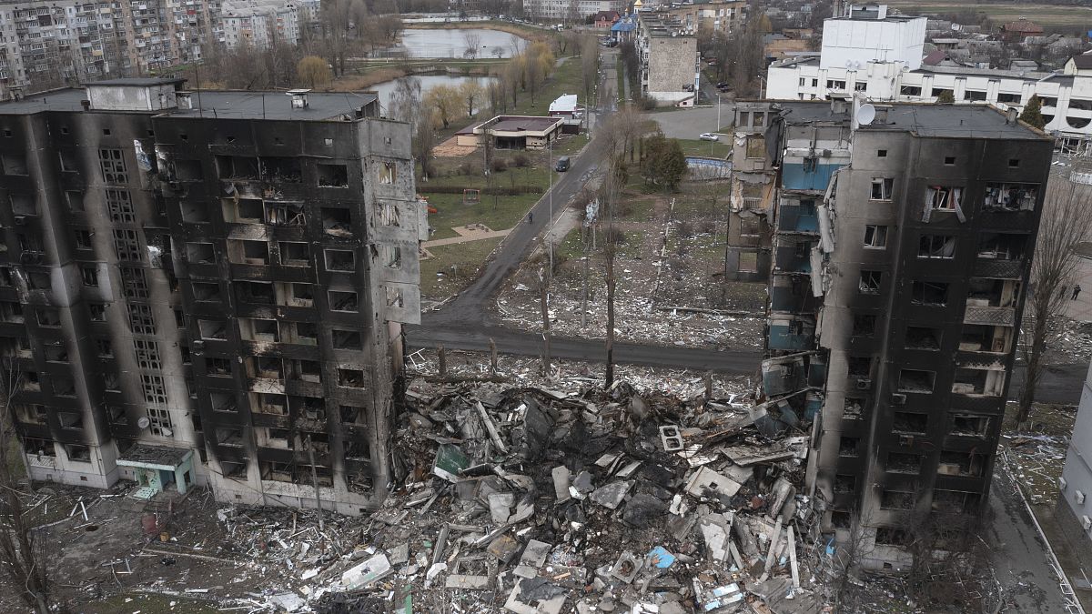 Destruição na Ucrânia