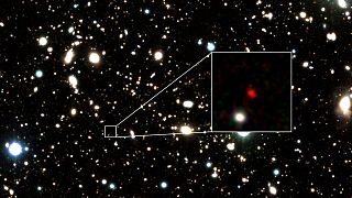 عکس رنگی کهکشان اچ‌دی۱/ تلسکوپ ویستا