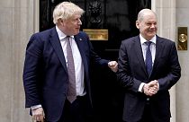 Boris Johnson und Olaf Scholz in London