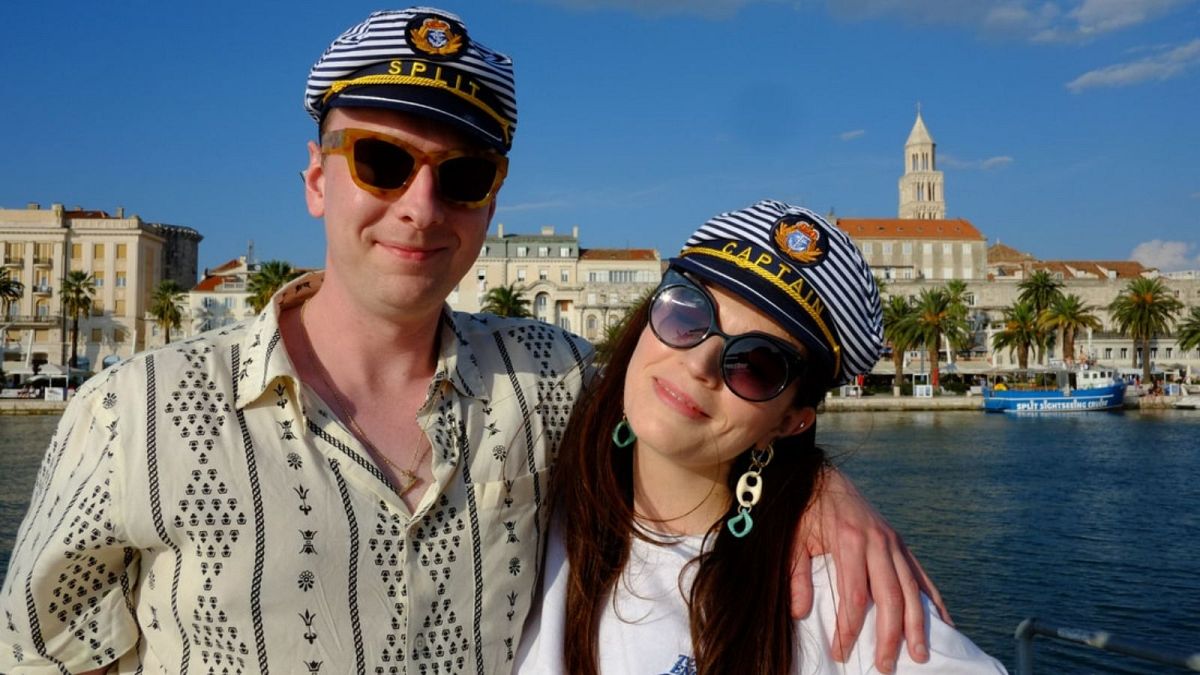 Comedians Joe Lycett and Aisling Bea on their travels in Split, Croatia.
