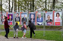 Фотографии кандидатов на президентских выборах-2022 во Франции
