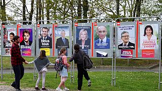 Фотографии кандидатов на президентских выборах-2022 во Франции