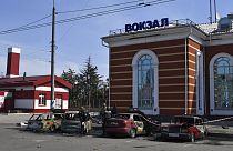 Вокзал Краматорска после ракетного удара