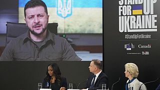 Videoschalte des ukrainischen Präsidenten Wolodymyr Selenskyj zum G20-Gipfel 