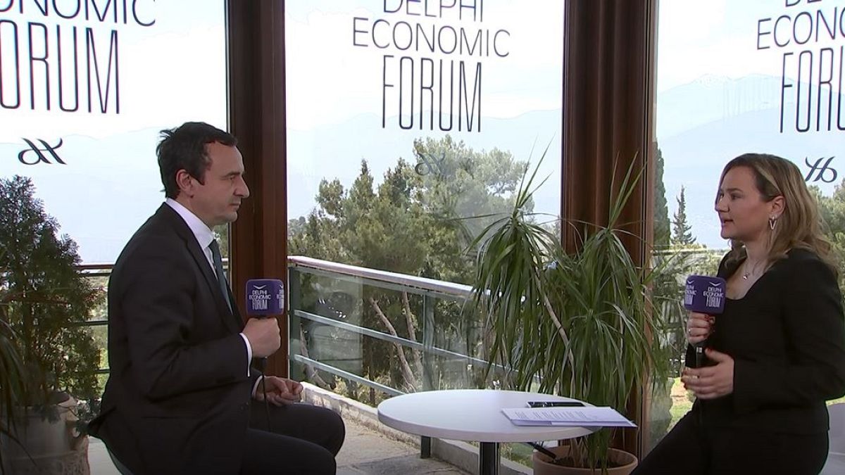 O πρωθυπουργός του Κοσόβου, Άλμπιν Κούρτι στο euronews