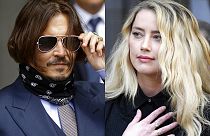 El actor Johnny Depp y la actriz Amber Heard