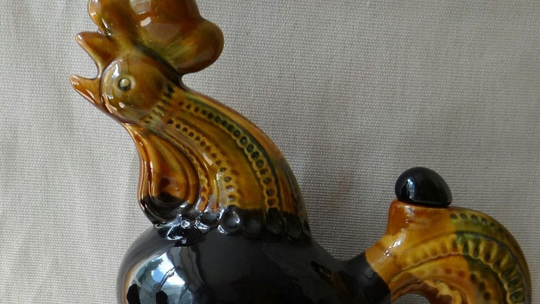 Saved from the ruins How a ceramic rooster became a symbol of