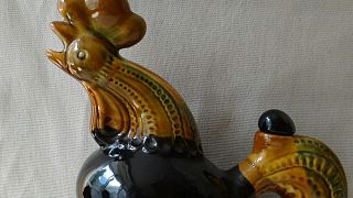 FILE Picture of ceramic Ukrainian cockerel