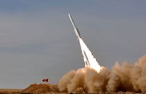 شلیک موشک در رزمایش ایران