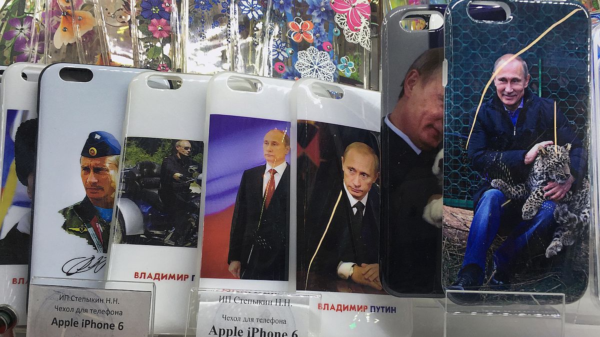 شعبية الرئيس الروسي فلاديمير بوتين في روسيا. 