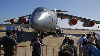 El armamento llegó a la capital serbia a bordo de seis aviones de transporte militar de China