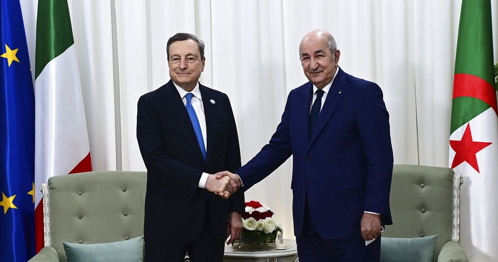 Italy's Prime Minister signs deal for more gas from Algeria in bid to reduce reliance on Russia