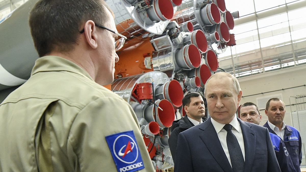 Владимир Путин на космодроме