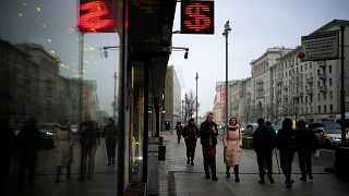في أحد شوارع موسكو