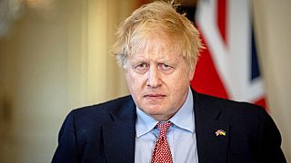Le Premier ministre britannique Boris Johnson au 10 Downing Street, à Londres, jeudi 7 avril 2022.