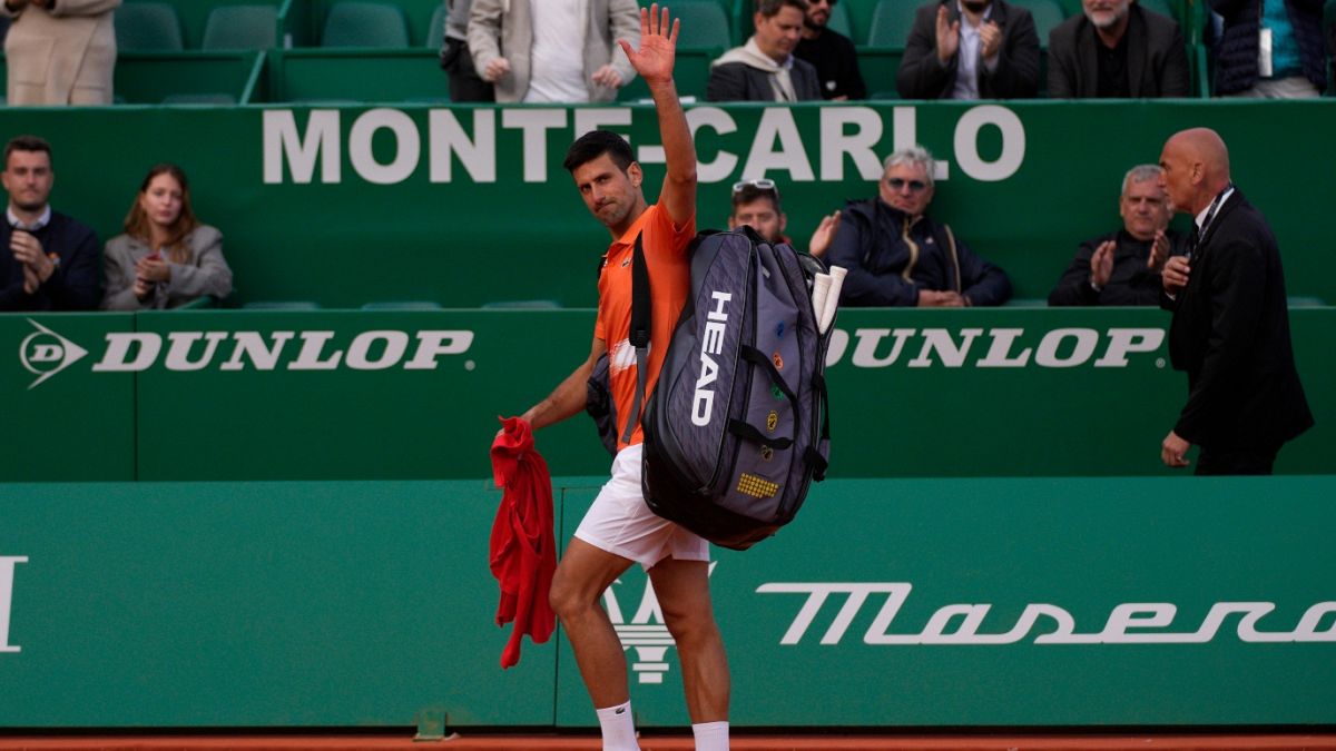 Sırp tenisçi Novak Djokovic, 1 numaralı seribaşı olarak katıldığı Monte Carlo Masters Erkekler Tenis Turnuvası'ndaki ilk maçında elendi