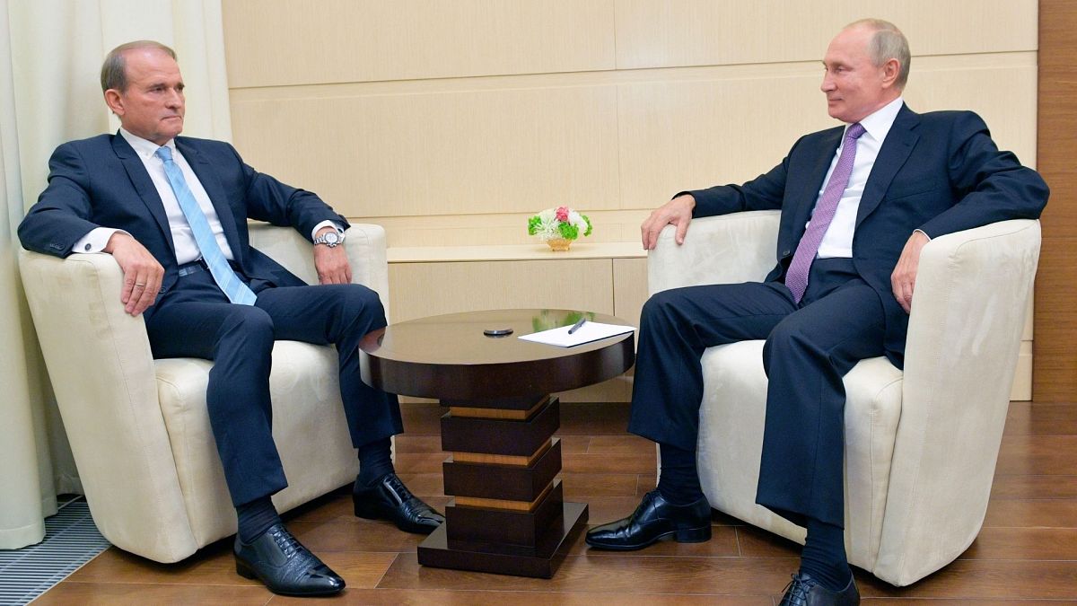 Medvedcsuk és Putyin,Moszkva, 2020 október 6.