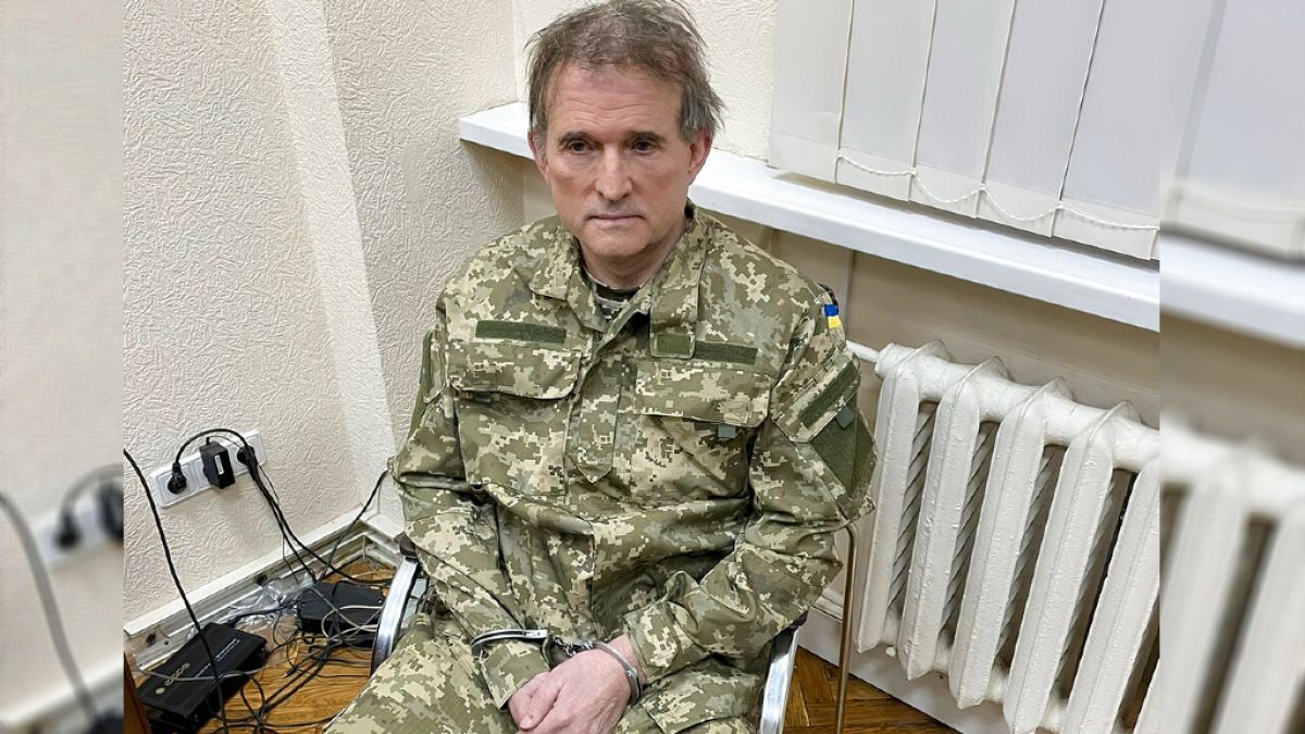 Viktor Medvedchuk detido pelas forças ucranianas