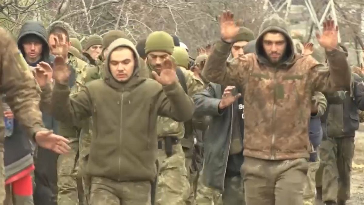 روسيا تنشر فيديو لاستسلام جنود أوكرانيين