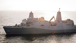  حاملة الطائرات الأمريكية بورتلاند، خليج عدن، 14 ديسمبر 2021