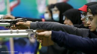 قهرمانی تیم تپانچه زنان ایرانی در جام جهانی برزیل