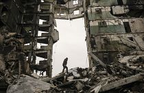 Разрушенный жилой дом в Бородянке