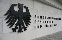 Vue de l'extérieur du ministère allemand de l'Intérieur, à Berlin, le 14/04/2022
