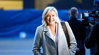 مارین لوپن، نامزد حزب راست افراطی «اجتماع ملی» در انتخابات ریاست‌جمهوری فرانسه