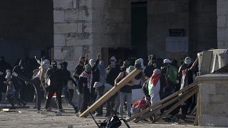Az AP felvétele a nagypénteki, Jeruzsálemi összecsapásról