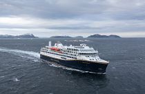 Kreuzfahrtschiff der norwegischen Havila Reederei