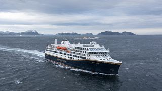Kreuzfahrtschiff der norwegischen Havila Reederei