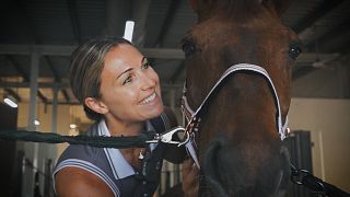 How working with horses helped a professional dressage rider face up to a family crisis