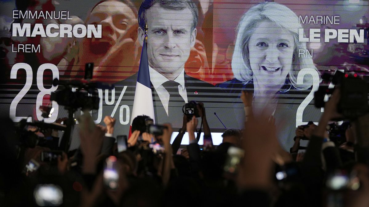 Emmanuel Macron e Marine Le Pen in lotta per la presidenza della Repubblica