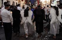 Une procession au Mexique à l'occasion du Vendredi Saint
