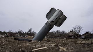 Разгонный блок ракеты в пригородах Чернигова, 12 апреля 2022
