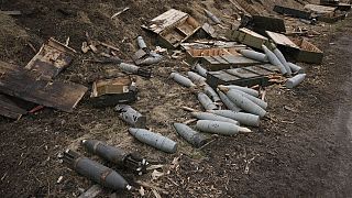Von Russlands Armee in der Ukraine zurückgelassene Munition