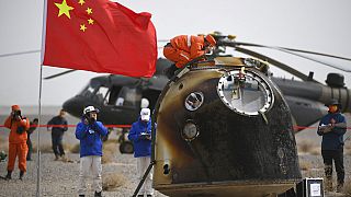 Çinli astronotlar, ülkenin 'en uzun mürettebatlı uzay görevinden' sonra Dünya'ya döndü