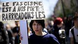 Manifestações em várias cidades de França