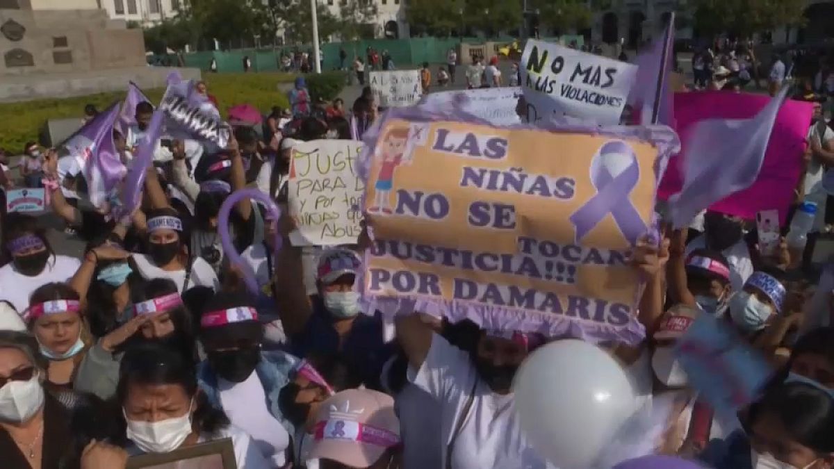 Manifestación en Lima 