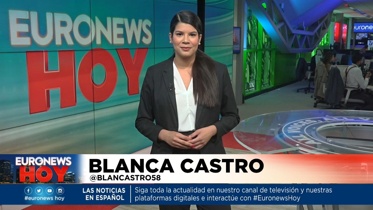 Blanca Castro presenta este lunes Euronews Hoy