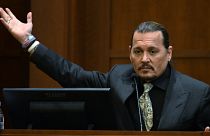 Johnny Depp à la barre lors de son procès en diffamation contre son ex-femme Amber Heard
