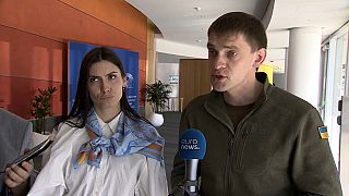 Ivan Fedorov, a autarca da cidade ocupada de Melitopol, esteve no Parlamento Europeu