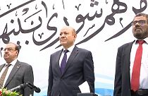 رئيس وأعضاء مجلس القيادة الرئاسي اليمني.