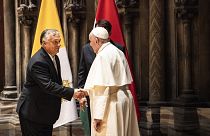 Ferenc pápa tavaly ősszel Budapesten, az Eucharisztikus Kongresszuson találkozott Orbán Viktorral
